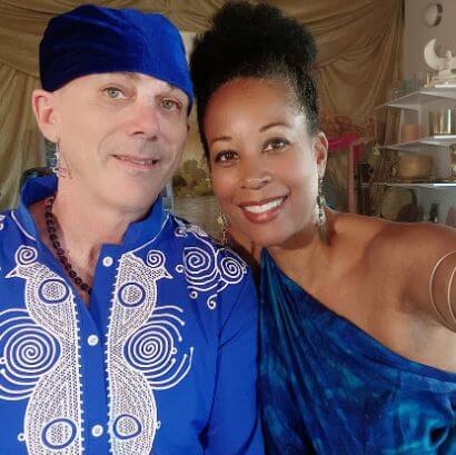 Heather Salmon with her husband